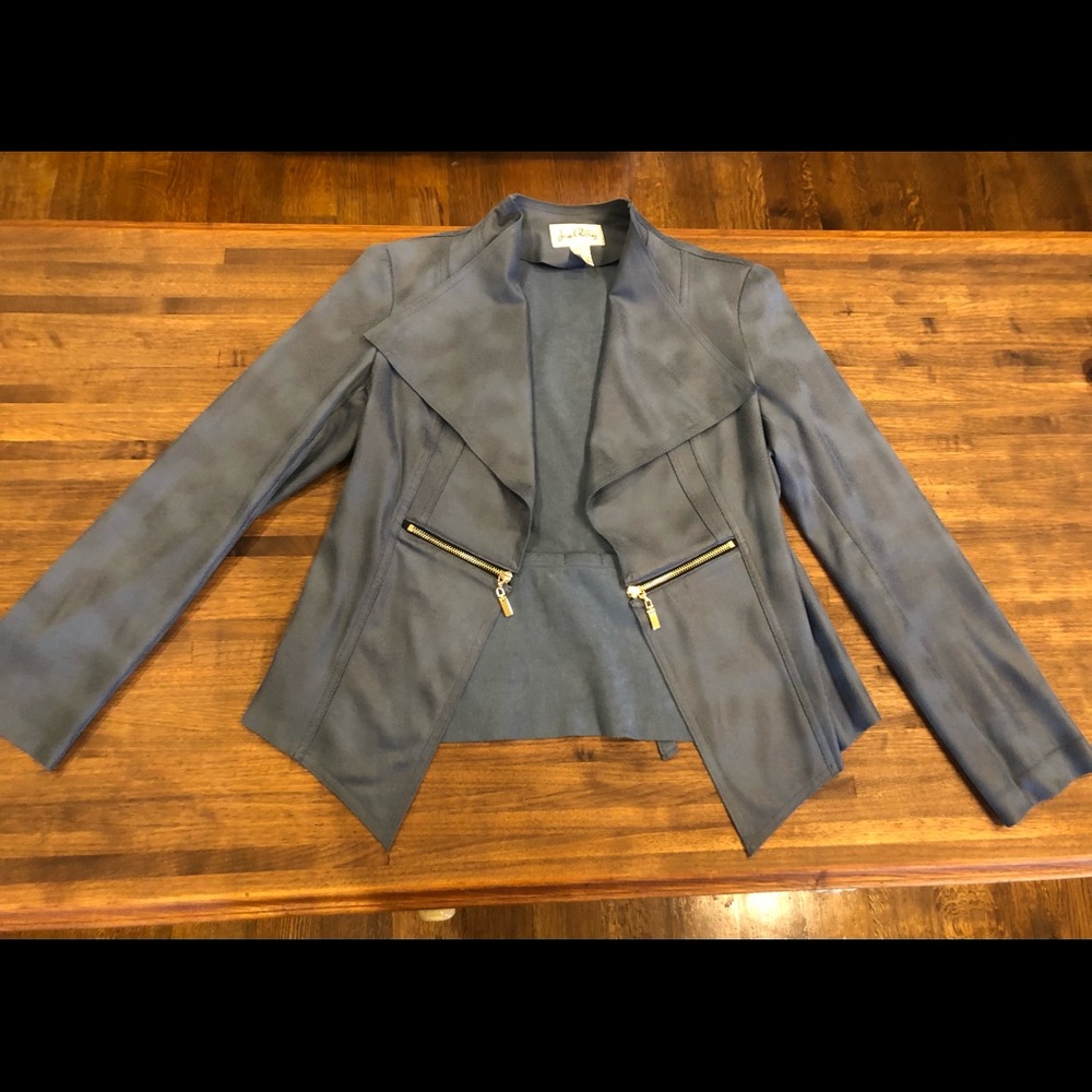 Joseph Ribkoff Faux Suede Jacket